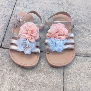 Toddler girl sandals flowers